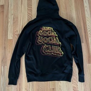 Anti social social club hoodie new with tag